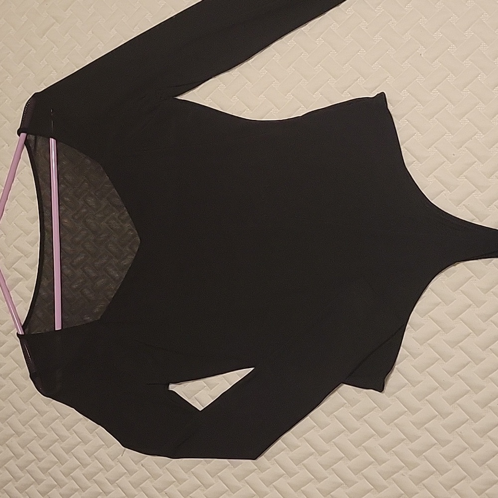 Sadie & Sage Black Bodysuit - Size S